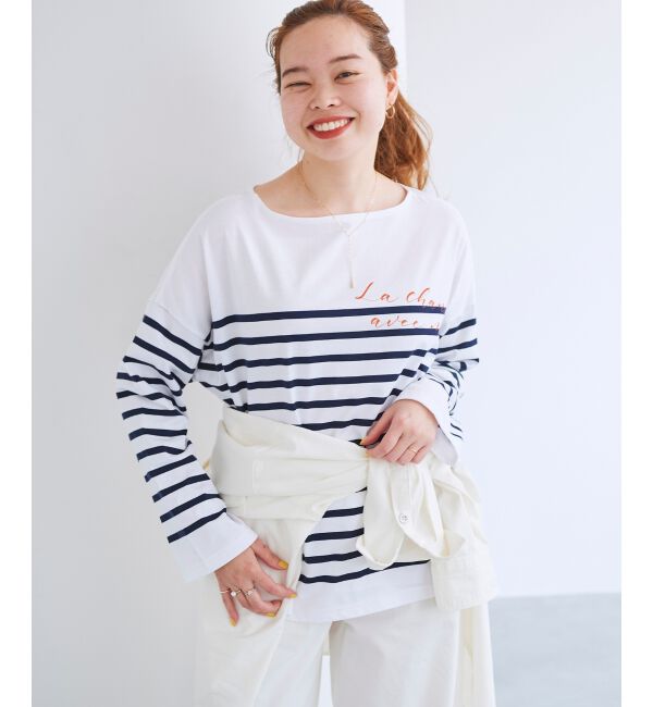 le.coeur blanc「【brush brush&times;le】レタリングBDプルオーバー」|プルオーバー|