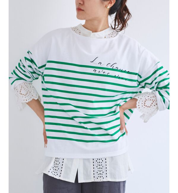 le.coeur blanc「【brush brush&times;le】レタリングBDプルオーバー」|プルオーバー|