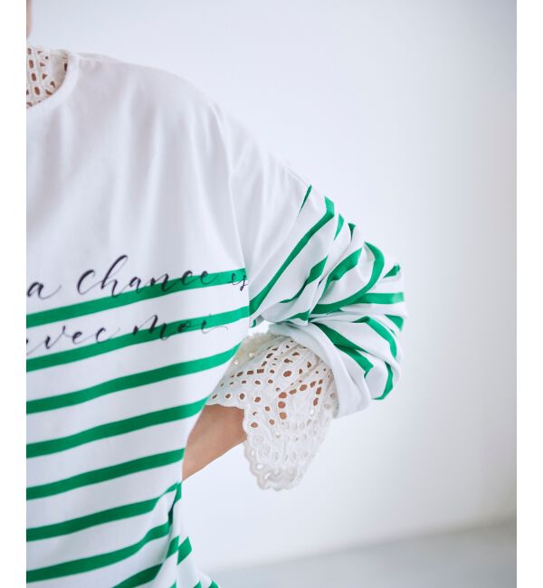 le.coeur blanc「【brush brush&times;le】レタリングBDプルオーバー」|プルオーバー|