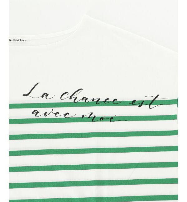 le.coeur blanc「【brush brush&times;le】レタリングBDプルオーバー」|プルオーバー|