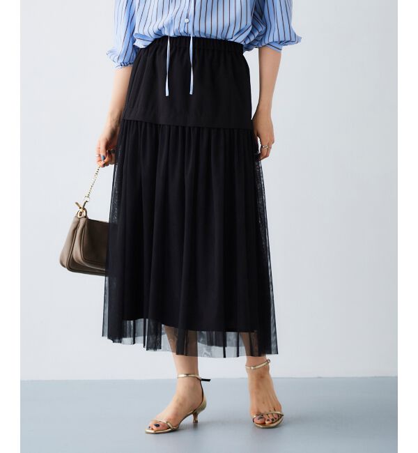 le.coeur blanc「チュールキリカエスカート」|スカート|