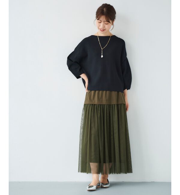 le.coeur blanc「チュールキリカエスカート」|スカート|