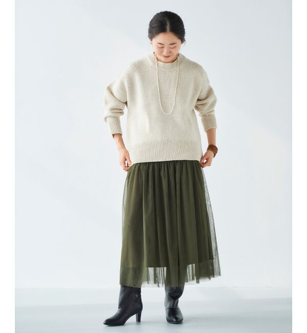 le.coeur blanc「チュールキリカエスカート」|スカート|