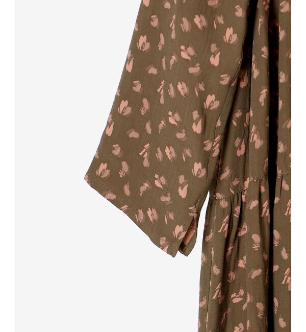 le.coeur blanc「フラワージャガードティアードワンピース」|ワンピース|