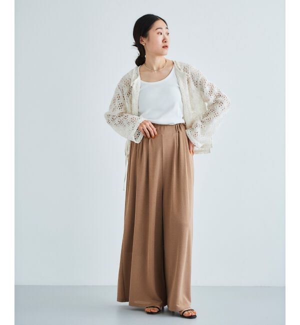 le.coeur blanc「《WEB限定アイテム》コードレースフロントリボンブラウス」|シャツ・ブラウス|