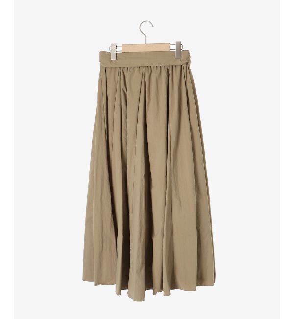 le.coeur blanc「ウエストリボンボリュームロングスカート」|スカート|