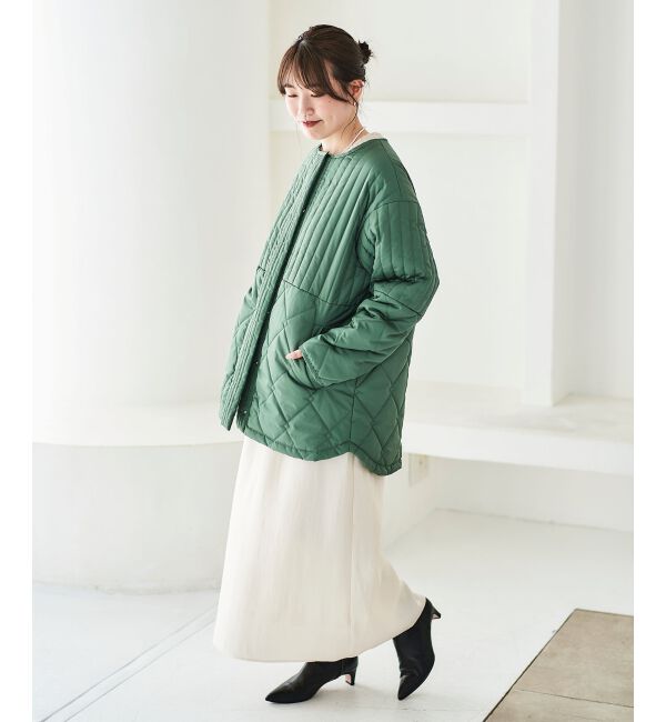 le.coeur blanc「ソフトグリッターナロースカート」|スカート|