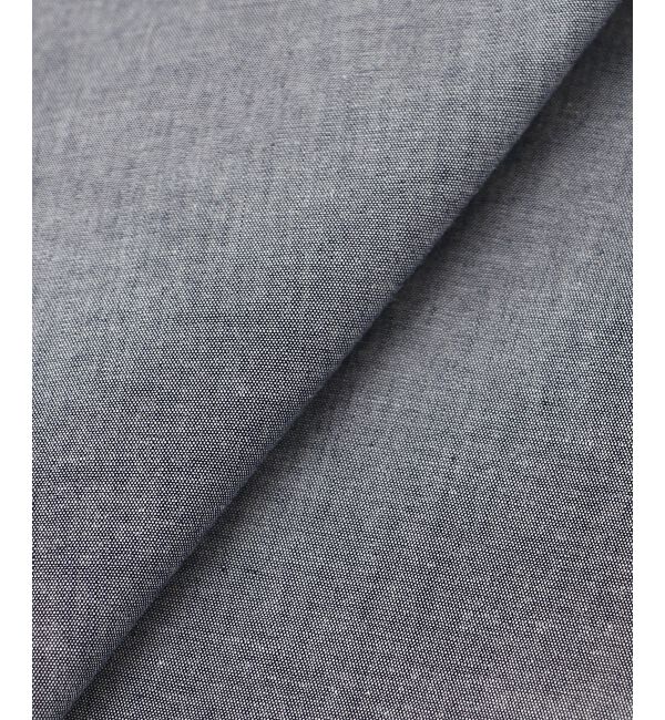 le.coeur blanc「《手洗い可能》ダンガリーフリルブラウス」|シャツ・ブラウス|