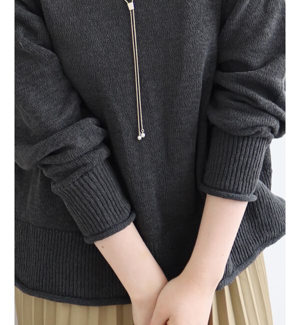 le.coeur blanc「ファンシーヤーンロールデザインニット」|ニット・セーター|