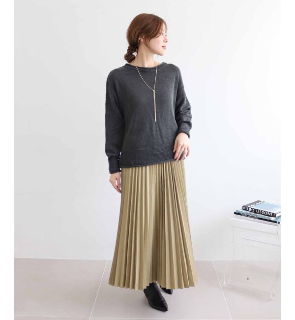 le.coeur blanc「ファンシーヤーンロールデザインニット」|ニット・セーター|