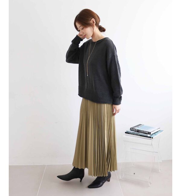 le.coeur blanc「ファンシーヤーンロールデザインニット」|ニット・セーター|