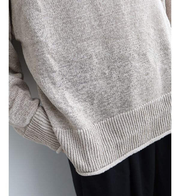 le.coeur blanc「ファンシーヤーンロールデザインニット」|ニット・セーター|