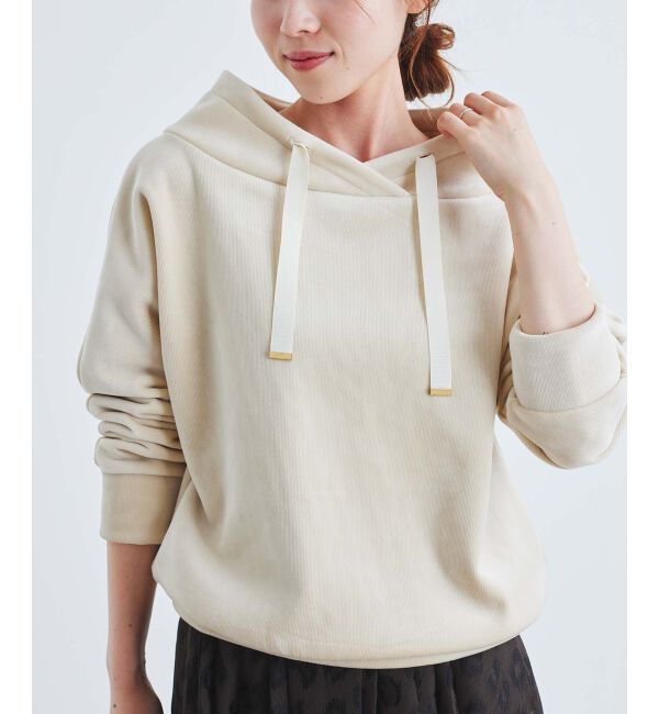  「《WEB限定アイテム》パーカー風プルオーバー」|Tシャツ・カットソー|