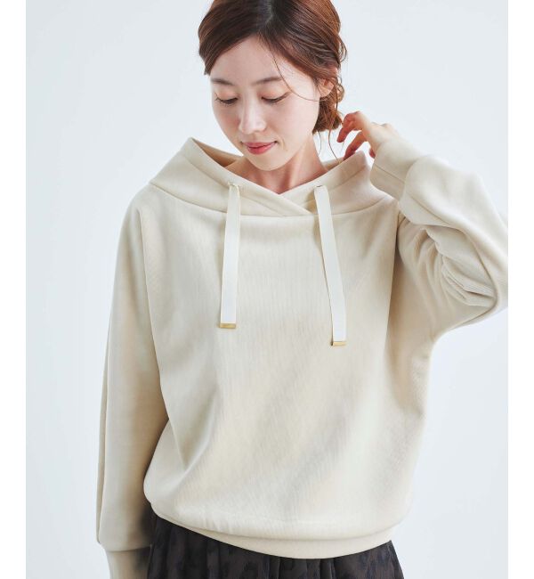  「《WEB限定アイテム》パーカー風プルオーバー」|Tシャツ・カットソー|