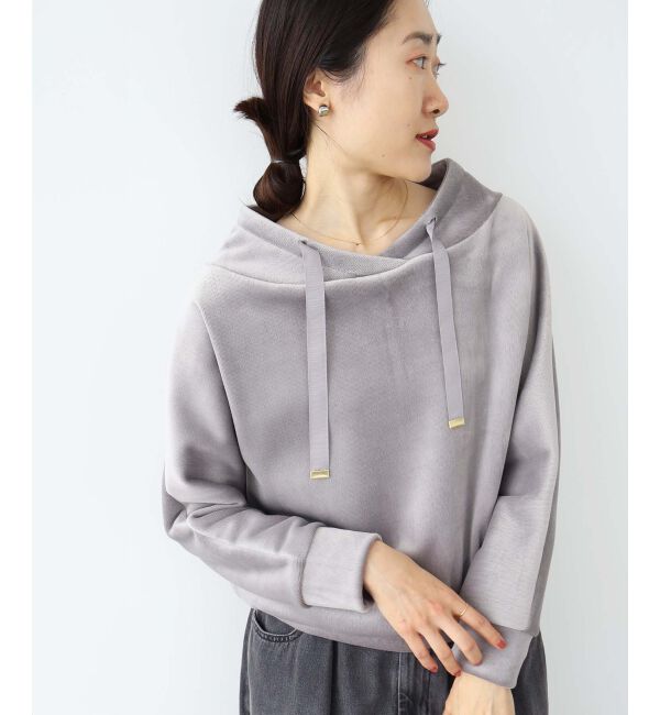  「《WEB限定アイテム》パーカー風プルオーバー」|Tシャツ・カットソー|グレー