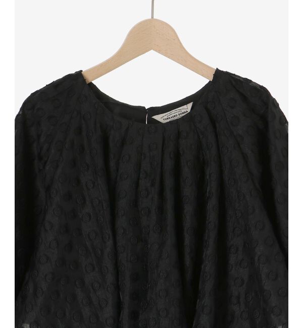 le.coeur blanc「《手洗い可能》TORRAZZO DONNA ドットバルーンブラウス」|シャツ・ブラウス|