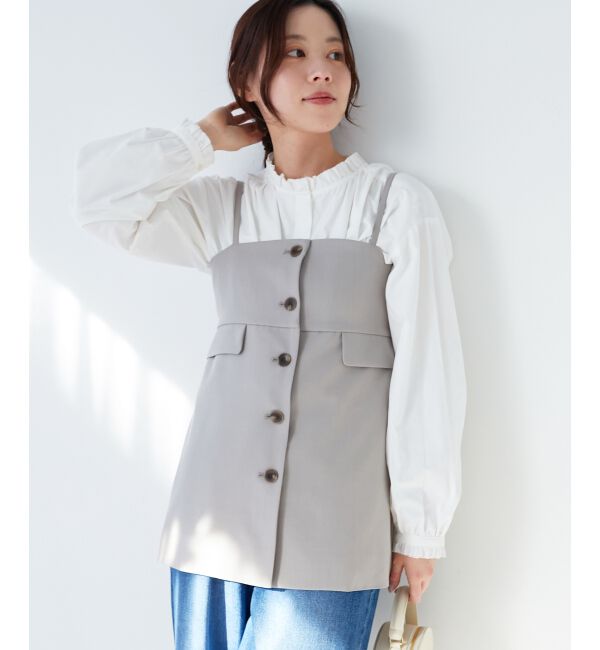 le.coeur blanc「サイロツイルビスチェ」|キャミソール|