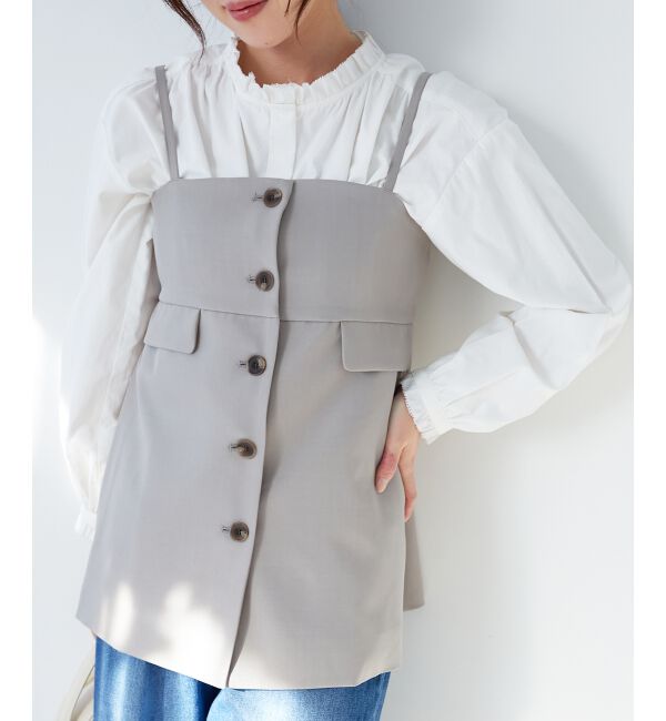 le.coeur blanc「サイロツイルビスチェ」|キャミソール|