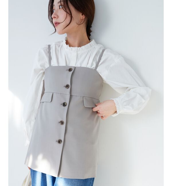 le.coeur blanc「サイロツイルビスチェ」|キャミソール|