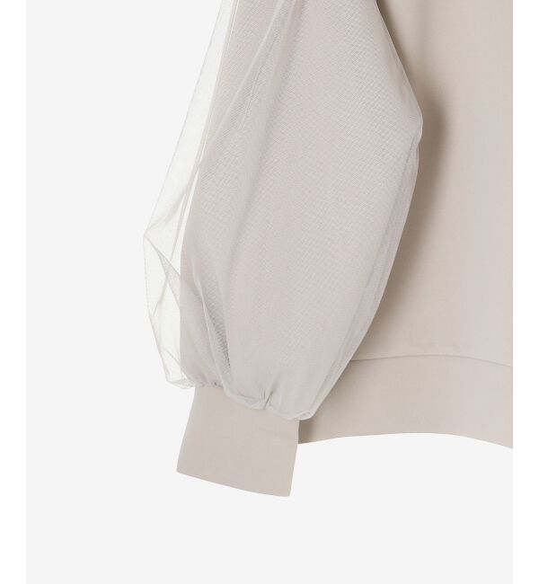 le.coeur blanc「《手洗い可能》チュールスリーブダンボールブルゾン」|ブルゾン・スタジャン|