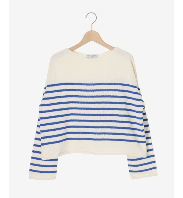 le.coeur blanc「《手洗い可能》TRICOTS JEANMARC ボーダーニット」|ニット・セーター|