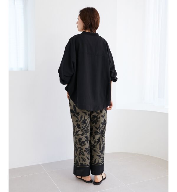 le.coeur blanc「《手洗い可能》ドロストシアーシャツブルゾン」|シャツ・ブラウス|