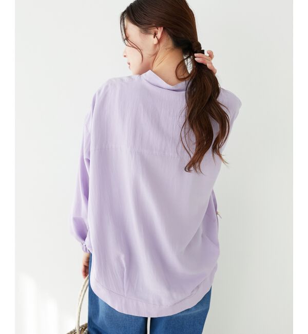 le.coeur blanc「《手洗い可能》ドロストシアーシャツブルゾン」|シャツ・ブラウス|