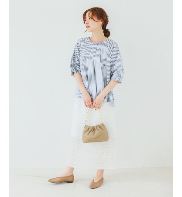  「シアーフリンジタイトスカート」|タイト|