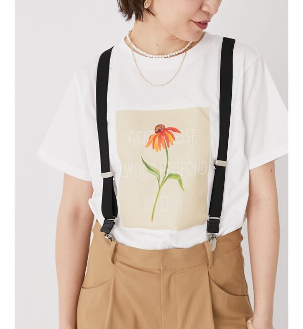 le.coeur blanc「TOLIGHT&times;le.coeur blancロゴプリントTシャツ」|Tシャツ・カットソー|