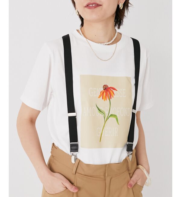 le.coeur blanc「TOLIGHT&times;le.coeur blancロゴプリントTシャツ」|Tシャツ・カットソー|