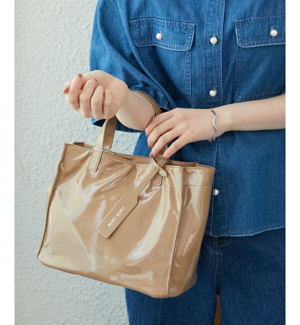  「エナメルトートバッグS」|トートバッグ|