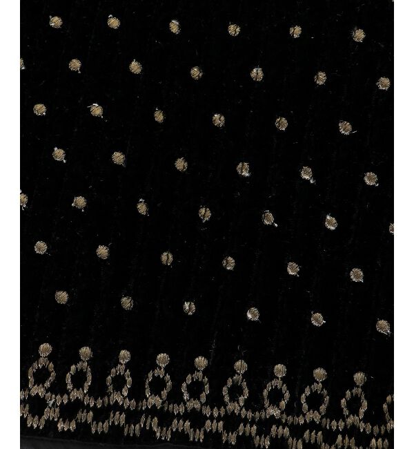  「TORRAZZO DONNAベロア刺繍ジャケット」|ダウン|