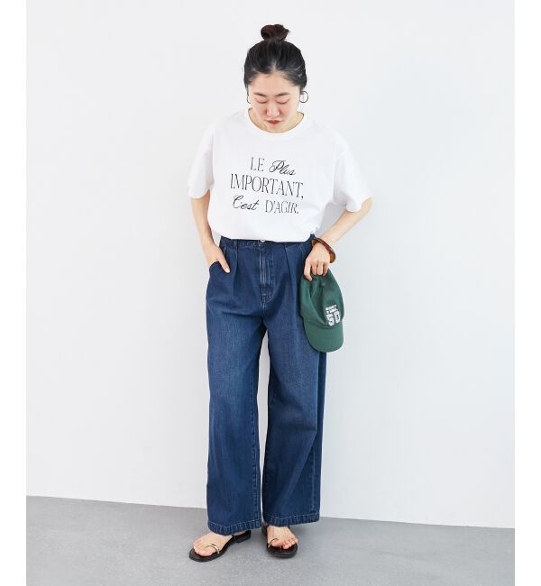  「《手洗い可能》Le plusロゴTシャツ」|Tシャツ・カットソー|