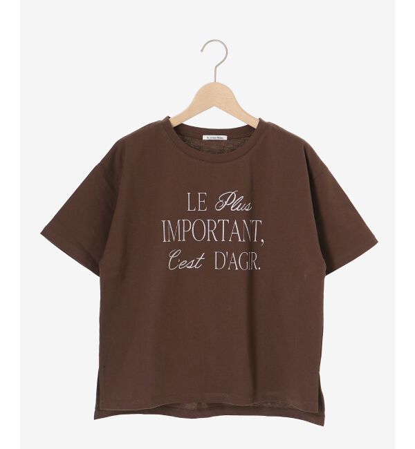  「《手洗い可能》Le plusロゴTシャツ」|Tシャツ・カットソー|