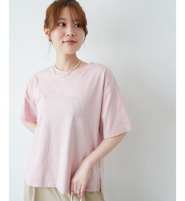  「《手洗い可能》Le plusロゴTシャツ」|Tシャツ・カットソー|