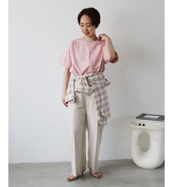  「《手洗い可能》Le plusロゴTシャツ」|Tシャツ・カットソー|