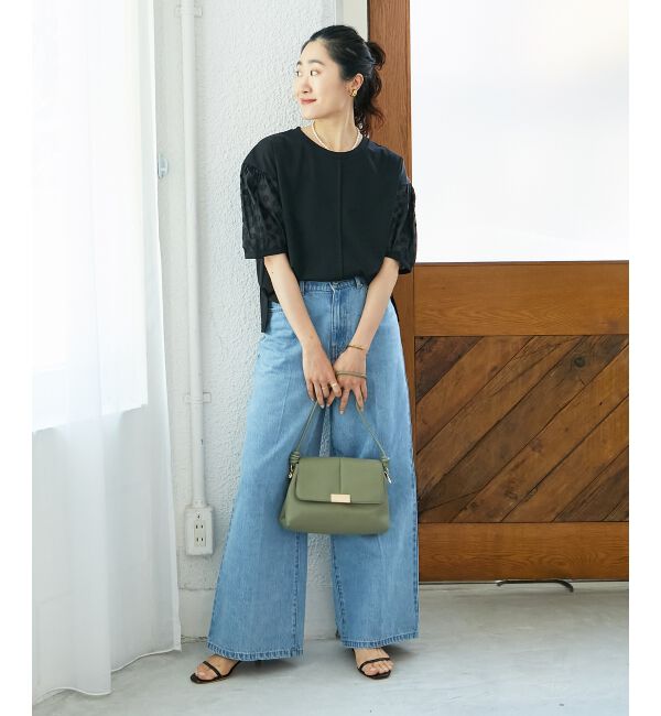  「TORRAZZO DONNAドット切替カットソー」|Tシャツ・カットソー|