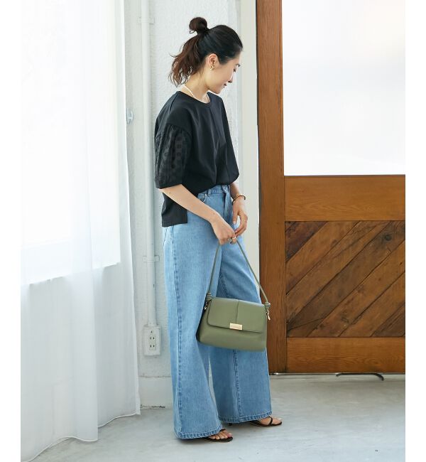  「TORRAZZO DONNAドット切替カットソー」|Tシャツ・カットソー|