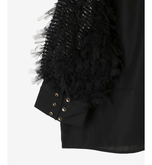  「TORRAZZO DONNA袖チュールブラウス」|シャツ・ブラウス|