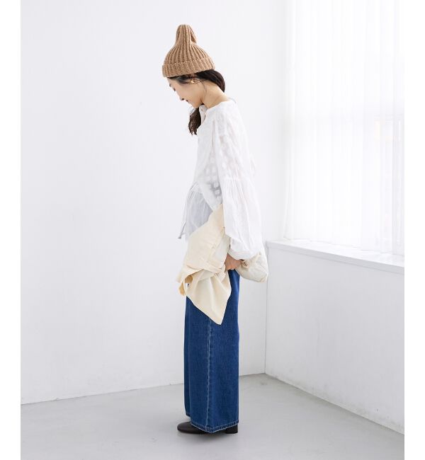  「《手洗い可能》Fanakaミックス刺しゅうレースブラウス」|シャツ・ブラウス|