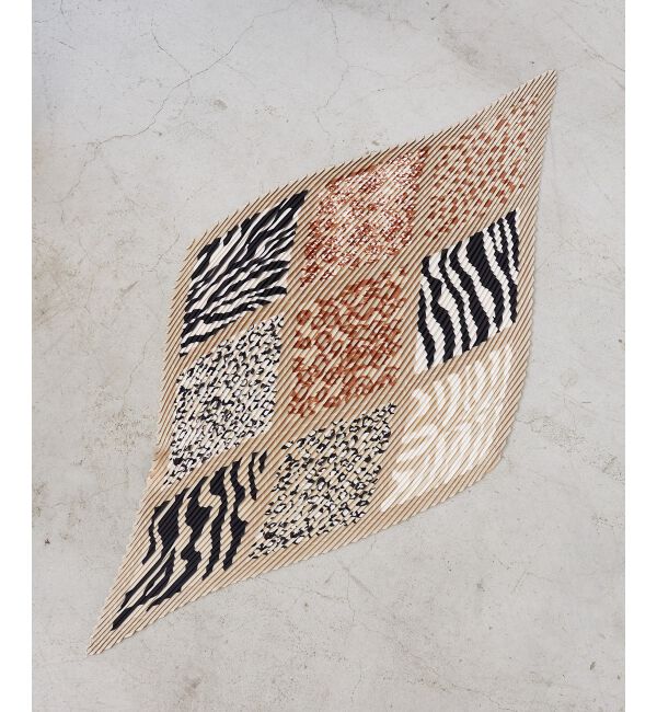  「《WEB限定アイテム》アニマルプリントプリーツスカーフ」|バンダナ・スカーフ|