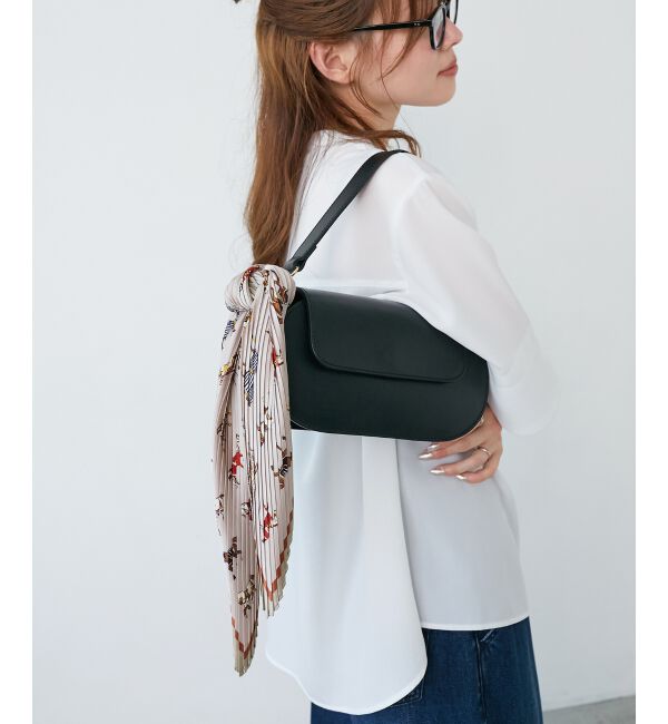  「《WEB限定アイテム》ホースプリントプリーツスカーフ」|バンダナ・スカーフ|