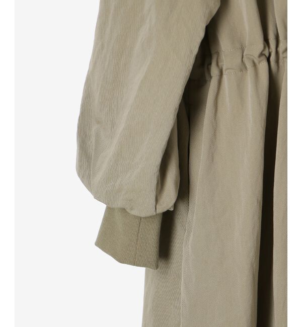  「ドロストノーカラーロングコート」|ノーカラーコート|