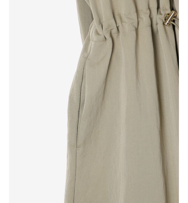  「ドロストノーカラーロングコート」|ノーカラーコート|