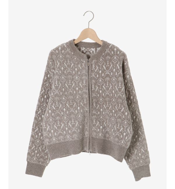  「モールジャガードニットブルゾン」|ブルゾン・スタジャン|