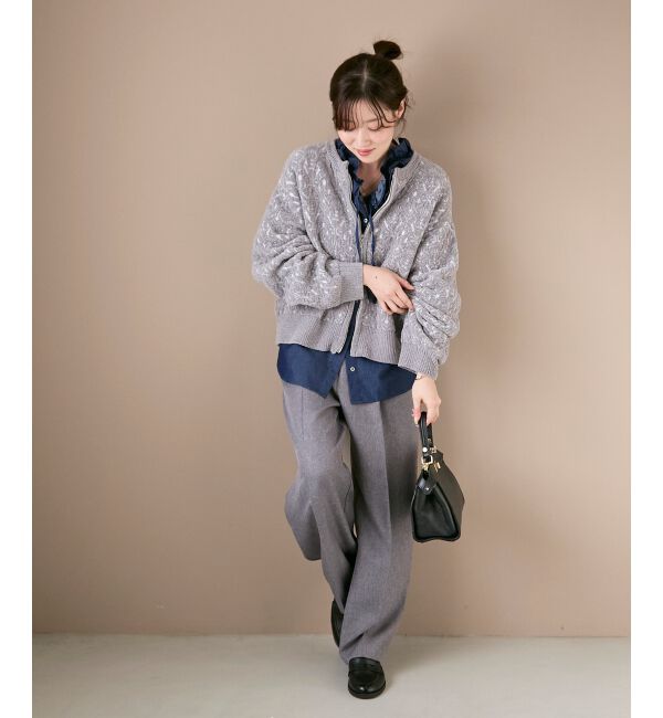  「モールジャガードニットブルゾン」|ブルゾン・スタジャン|