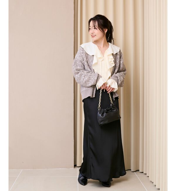  「モールジャガードニットブルゾン」|ブルゾン・スタジャン|