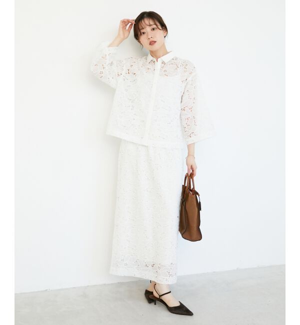  「モチーフレーススカート」|スカート|