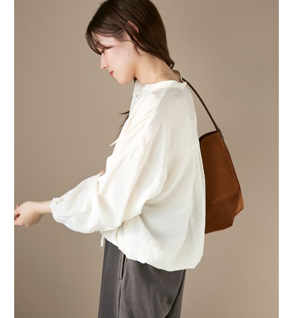  「《手洗い可能》ヴィンテージライクドロストブラウス」|シャツ・ブラウス|