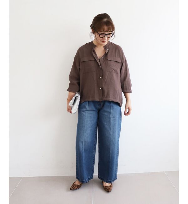  「《手洗い可能》ヴィンテージライクドロストブラウス」|シャツ・ブラウス|